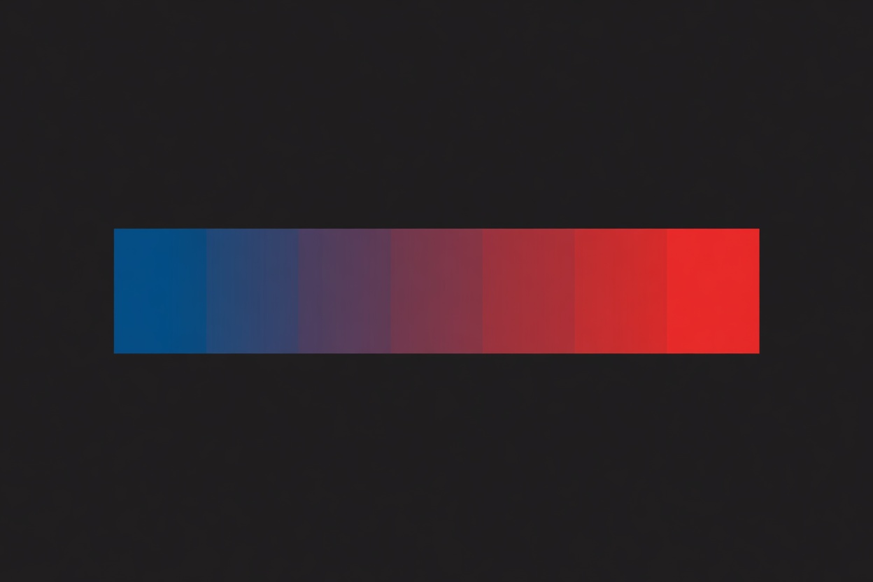 A five-band color spectrum transitioning from deep blue to red against a dark background, representing a security severity scale from CJS-0 to CJS-4