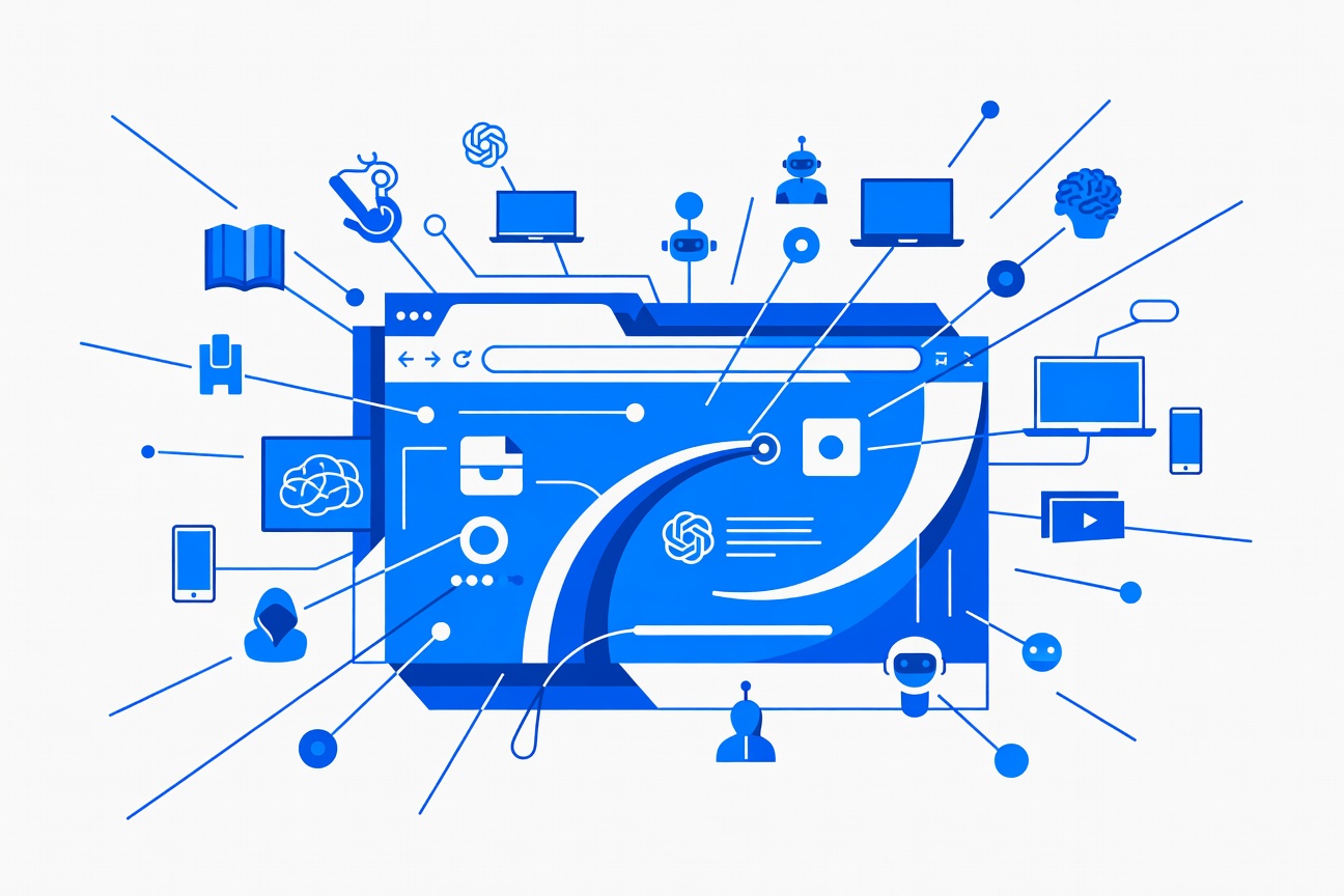 Opera Neon MCP Connector — AI agents acting inside a live browser