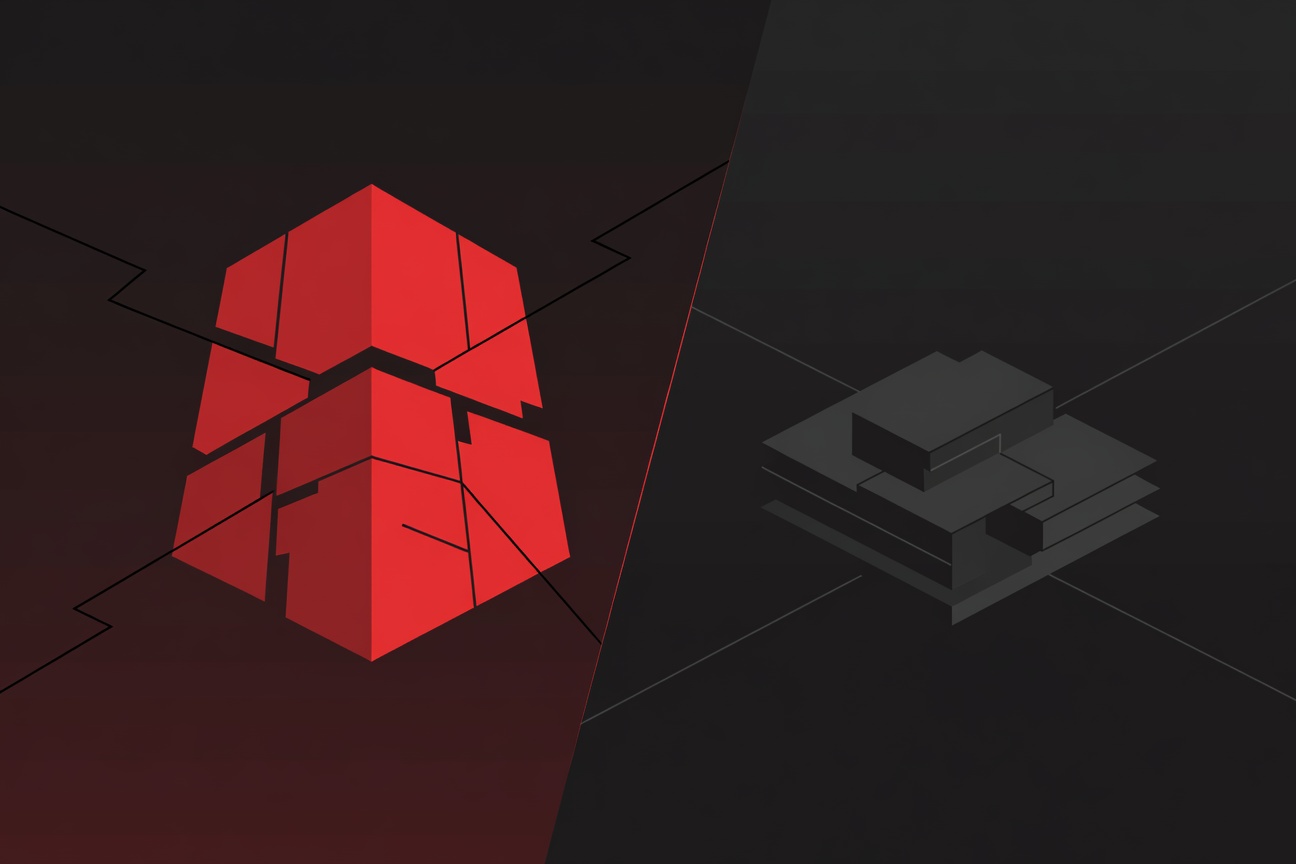 An overflowing funnel clogged with tangled protocol wires, with a clean narrow pipe bypassing it, symbolizing context window bloat versus lean agent tool integration